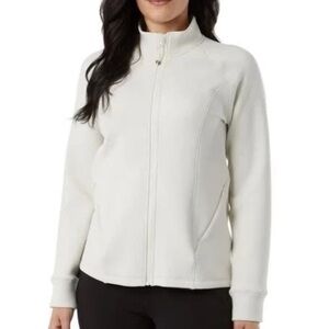 32 Degrees Women's Tan Jacket Size L Full-Zip Soft Feel Stretch Activewear